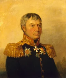 Portrait of Russian General Apollon Stepanovich Zhemchuzhnikov in Military Gallery of the Winter Palace